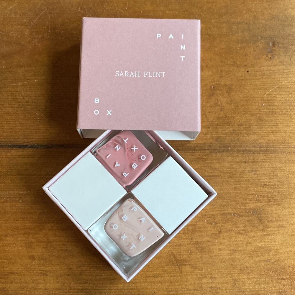 NIB paintbox x Sarah flint nail polish set of 2